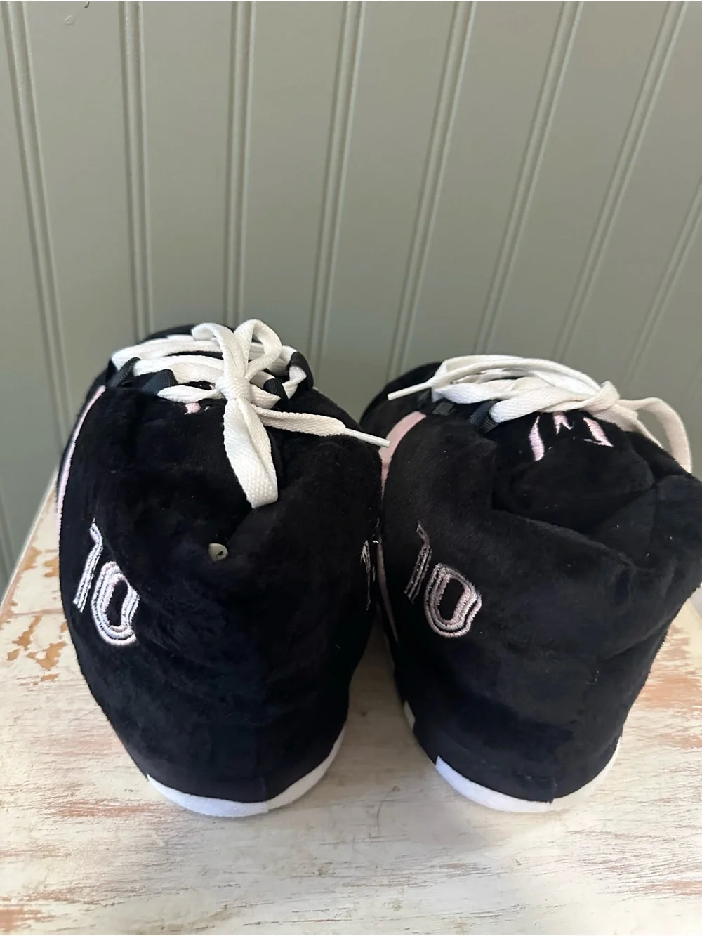 Messi soccer cleat slippers